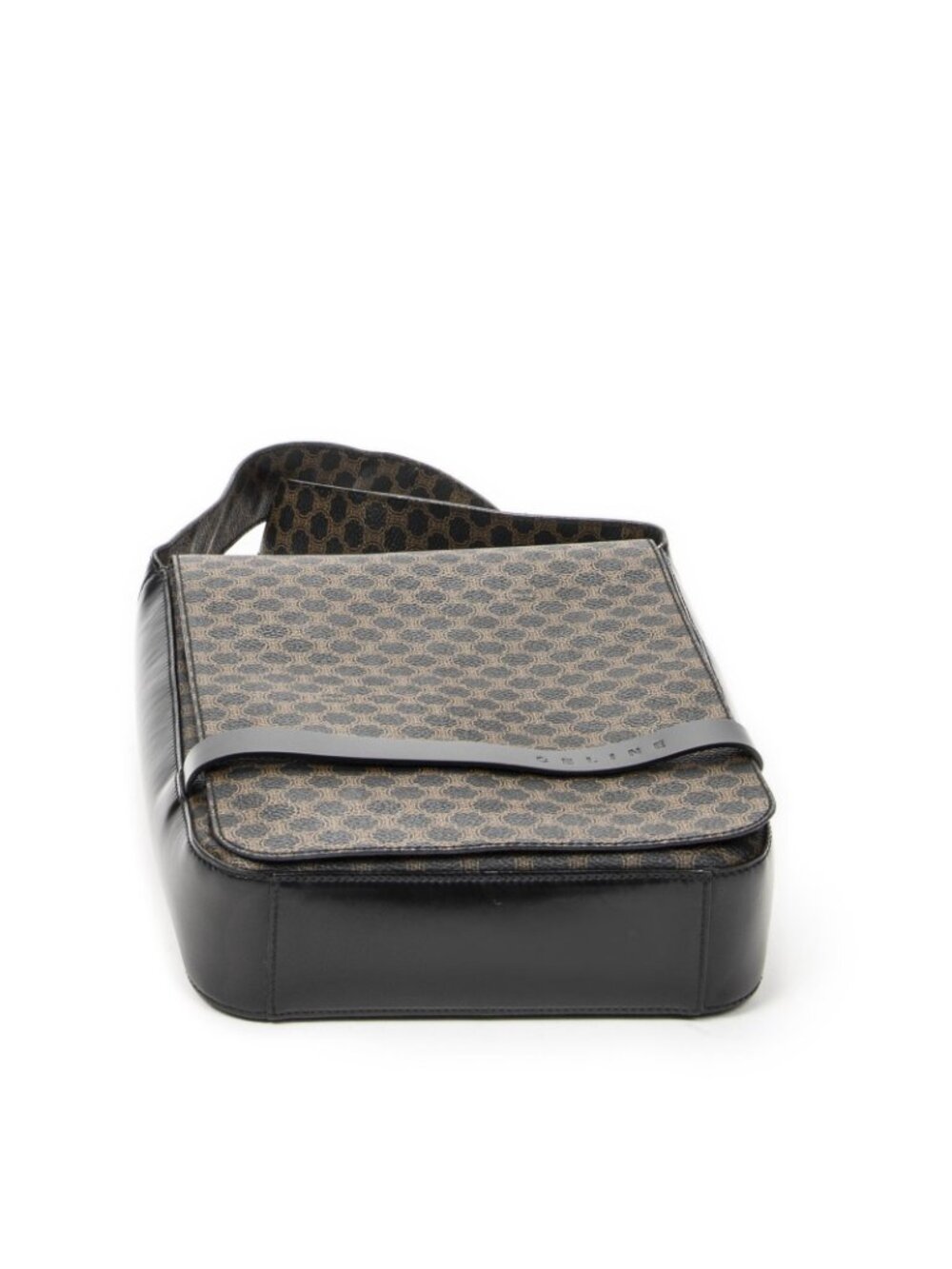 Celine Small Messenger Black Brown Macadam Canvas - Picture 6 of 10